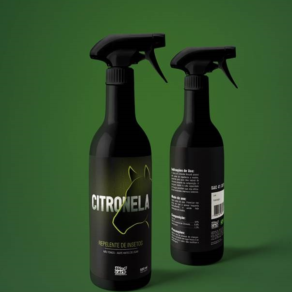 Citronela Nano Tecnologia Spray P.U - Caixa. com 6 frascos de 1 L.