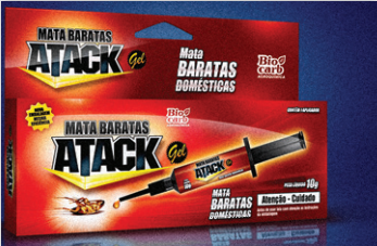 Baraticida Atack Gel -Cx. c/ 1 X (12 X 10 g ) DISPLAY