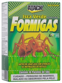 Isca Formicida Atack  Display - 30 cx. c/ 10 unid. de 50g