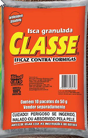 Isca Formicida Classe Pacote - Cx c/ 40 pacotes (10 x 50g.)
